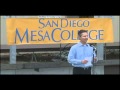 San Diego Mesa College Math+Science Complex Topping Off Ceremony