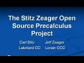 The Stitz-Zeager Open Source Precalculus Project