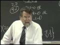 Lecture 30: Beginning Algebra (Math 70)