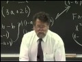 Lecture 25: Beginning Algebra (Math 70)