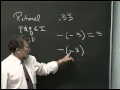 Lecture 02: Beginning Algebra (Math 70)
