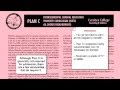 Video 3.4 - Assessment / Plan C / Programs of Study