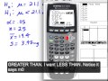 TI-83/84 - T-Test: Hypothesis Test a Claim About a Mean (sigma unknown)
