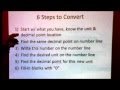 Metric Conversion without Math