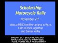 First Annual MSJC Scholarship Motorcycle Run