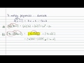 Intermediate Algebra - A Brief Review of Multiplying and Factoring Polynomials (Part B)