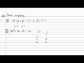 Intermediate Algebra - A Brief Review of Multiplying and Factoring Polynomials (Part D)