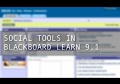 New Social Tools in Blackboard Service Pack 10