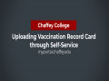 Uploading Vaccination Record Card through Self-Service 