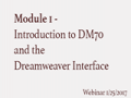 Module 1 - Introductions and Dreamweaver Interface