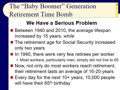 Chapter 14 - Slides 23-36 ‑ The Baby Boomer Generation Retirement Time Bomb!