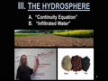 GEOL - III. THE HYDROSPHERE - 3 (Aquifers & Water Table)