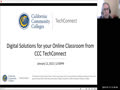 Digital Solutions for Your Online Classroom From CCC TechConnect