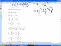 Math 141 1.2C Solving quadratic equations using the quadratic formula
