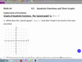 Math 40 8.5A Graphs of quadratic functions part one