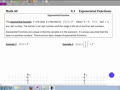 Math 40 9.3 Exponential functions