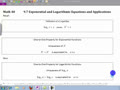 Math 40 9.8A Solve exponential equations
