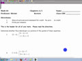 Math 40 Review Exam 2 1-7