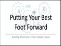 Best Foot Forward: Building Week 1 in your Canvas Course 