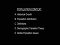 Population Context Lecture #1 (Introduction through Distribution)