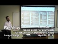 P-SPAN #316: Journalism 65 at Laney College: Guest Lectures on Social Media