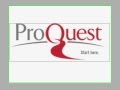 Search with ProQuest