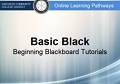 Basic Black – Adding Content to Blackboard