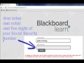 Blackboard Username and Password