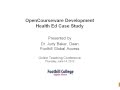 Open Courseware Development- Health Ed Case Study (OTC12)