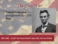 Lincoln Demo Produced from Narrated PowerPoint