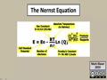 12.4 Electrochemistry - The Nernst Equation
