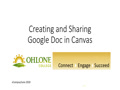 Creating and Sharing Google Documents in Canv...