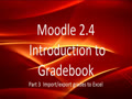 Moodle Gradebook Import/export grades for manual grading