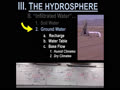 GEOL - III. THE HYDROSPHERE - 5 (Water Table / Base Flow)