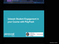 Unleash Student Engagement in Your Course with PlayPosit