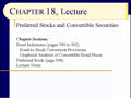 Chapter 18 - Slides 01-17 - Preferred Stocks...