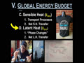 V. THE GLOBAL ENERGY BUDGET - 11