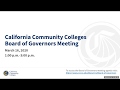 CCC Board of Governors Meeting | March 16, 20...